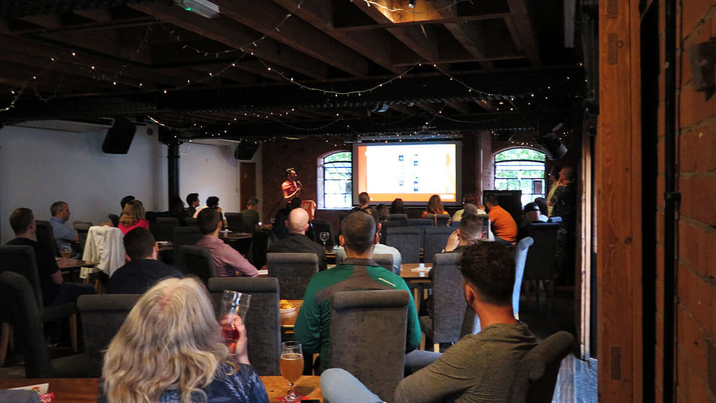 The audience at Drink Digital marleting meetup