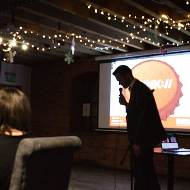 Ian Talking at Drink Digital Marketing Meetup