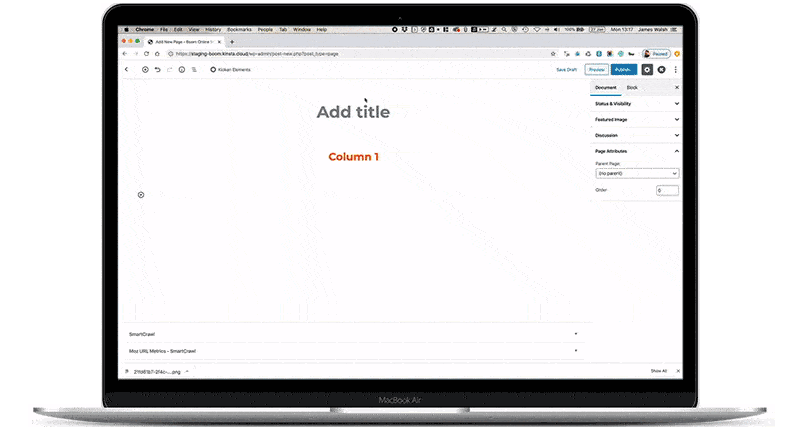 Wordpress Gutenberg editor