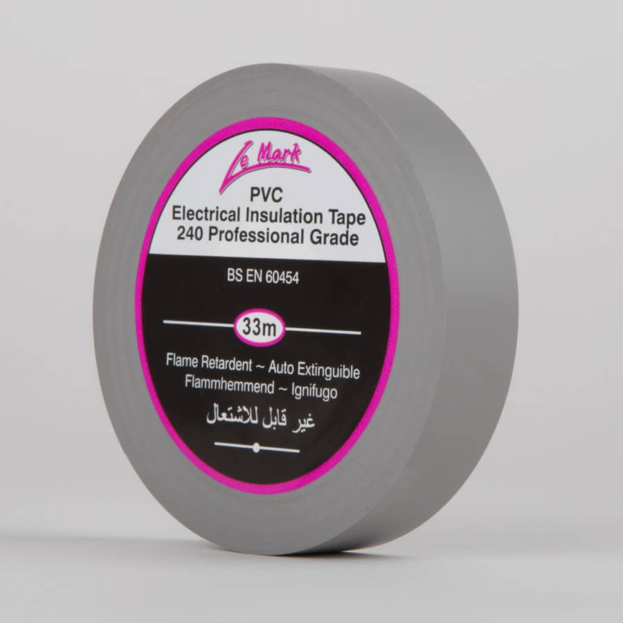 GREY - PVC Electrical Insulation Tape
