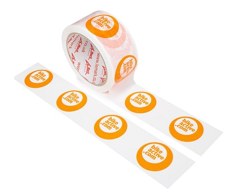 Polypropylene Custom Printed Tape | Colours - 1 (Orange) | Positive Print