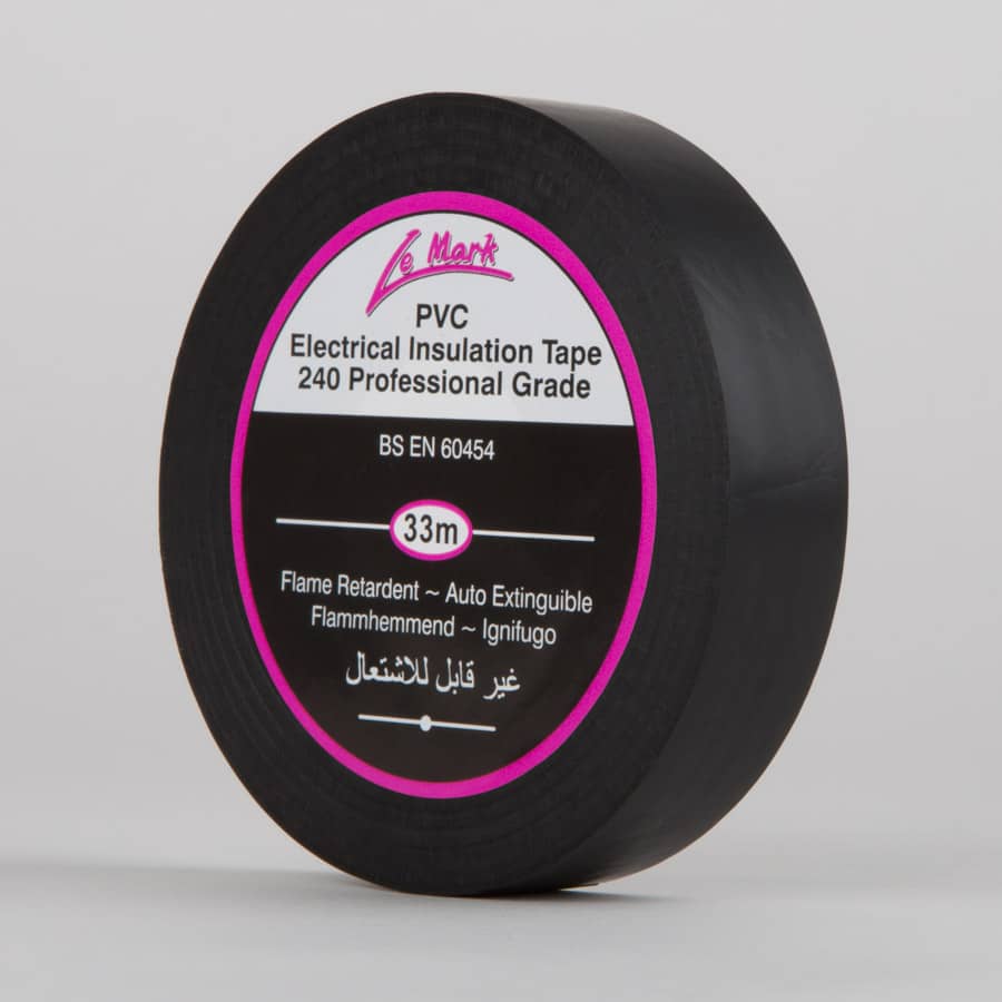 BLACK - PVC Electrical Insulation Tape