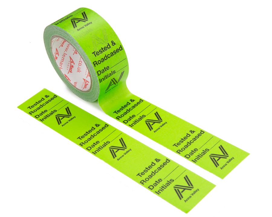 Printed Paper Tape | Colours - 1 (Green) + Flood Coat