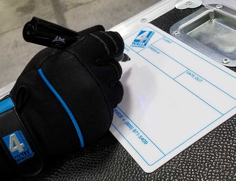 Le Mark Labels help identify & designate equipment cases at 4Wall - Le ...