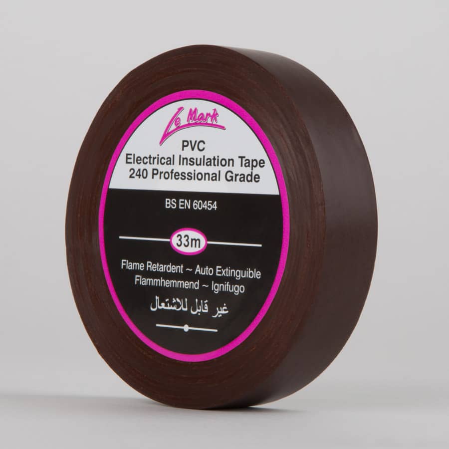 BROWN - PVC Electrical Insulation Tape