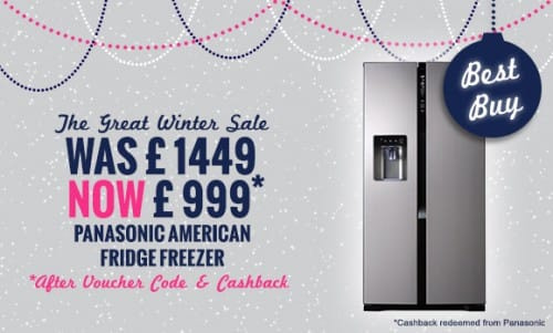 Panasonic NR-B53V2-XB - American Style Fridge Freezer With Ice & Water Just £999* | Appliance City