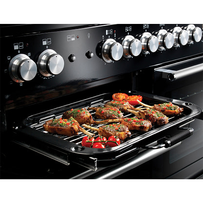 Nexus Rangemaster range cooker grill with chicken in