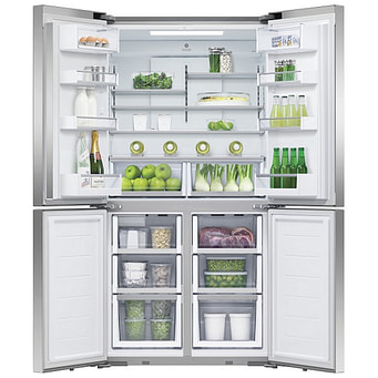 Fisher Paykel Rf605qduvx1 French Style 4 Door Fridge Freezer With Ice Water Stainless Steel Appliance City