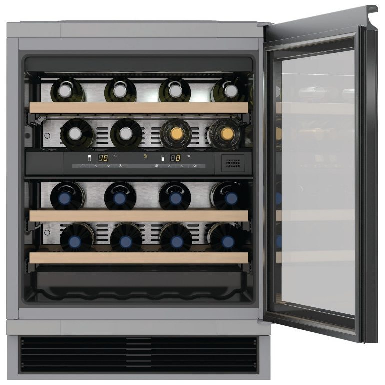 Miele KWT6321UG 60cm Integrated Built Under Dual Zone Wine Cooler – BLACK