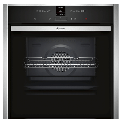 A Neff single built-in ovens in black