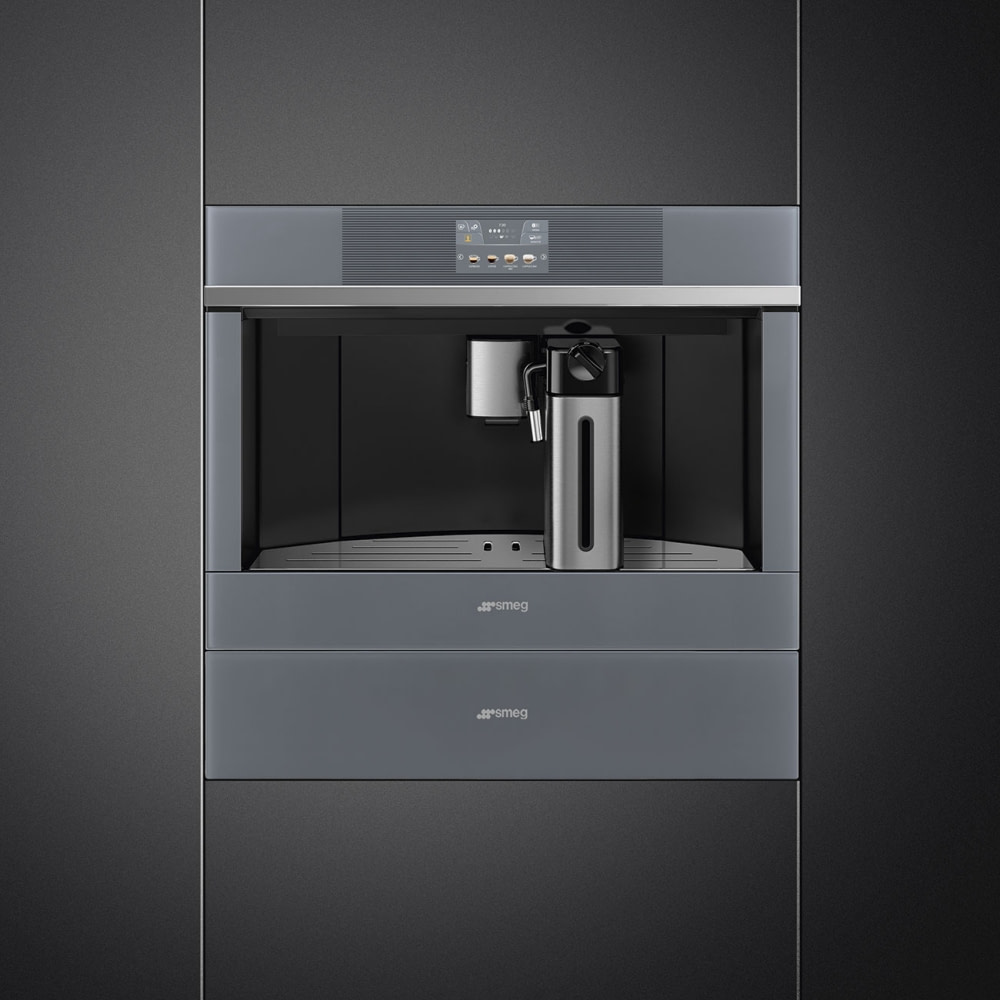 Smeg CMS4104S Linea Fully Automatic Built In Coffee Machine SILVER