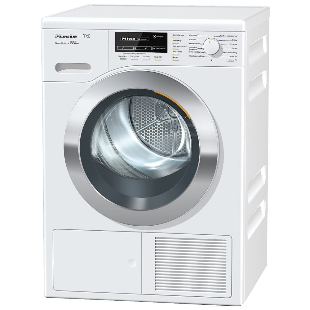 Miele TKG840WP 8kg T1 Heat Pump Condenser Tumble Dryer – WHITE