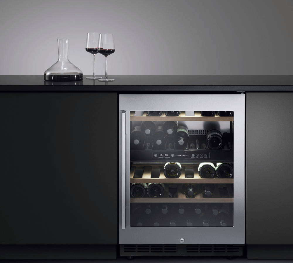 Fisher Paykel RS60RDWX2 Series 7 60cm Freestanding Undercounter Dual Zone Wine Cooler
