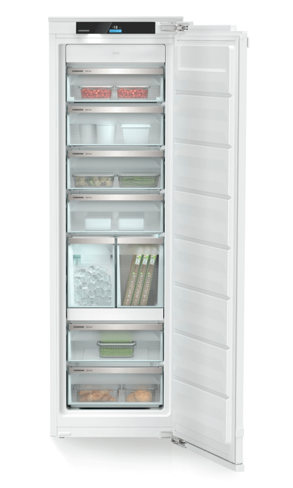 Liebherr SIFNAE5188 178cm Peak Integrated In Column Frost Free Freezer With Ice Maker & Auto Open Door