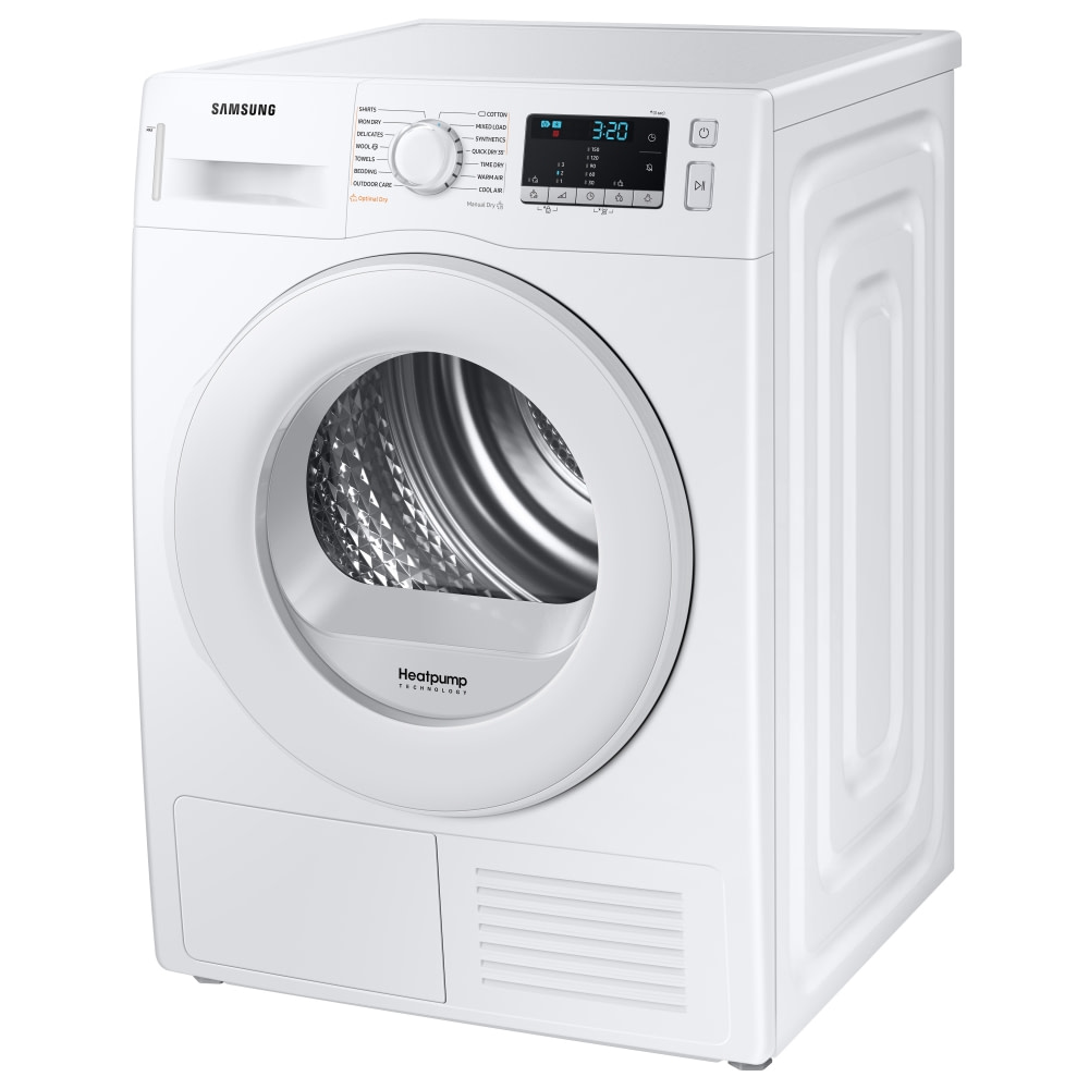 Samsung DV80TA020TE 8kg Heat Pump Condenser Dryer WHITE Appliance City