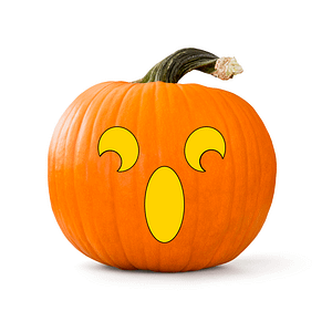 Spooky Ghost Pumpkin