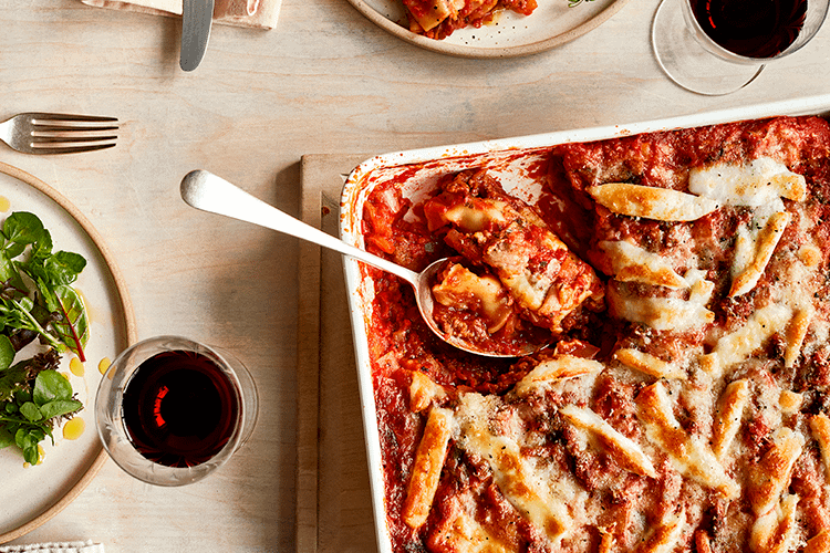Mary Berry’s Beef Cannelloni with Basil and Mozzarella