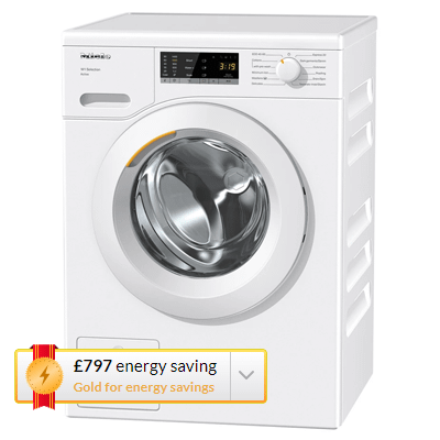 Miele 7kg freestanding washing machine with a £797 lifetime energy saving
