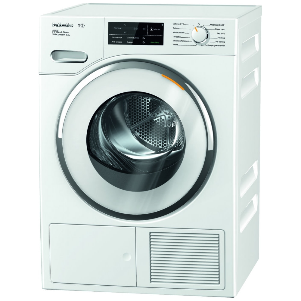 Miele TWJ680WP 9kg T1 Heat Pump Condenser Dryer – WHITE