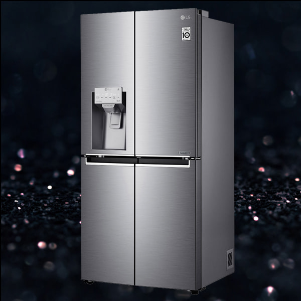 LG GMJ844PZKV French style fridge freezer