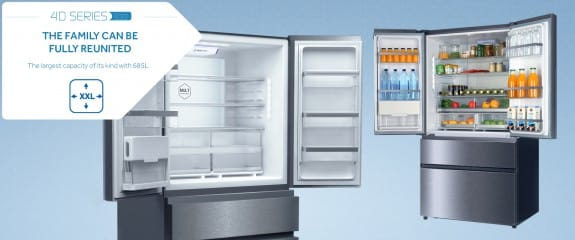 NEW Haier 4D Series 100 - 4DS100 Fridge Freezer | Largest Capacity - 685 litres