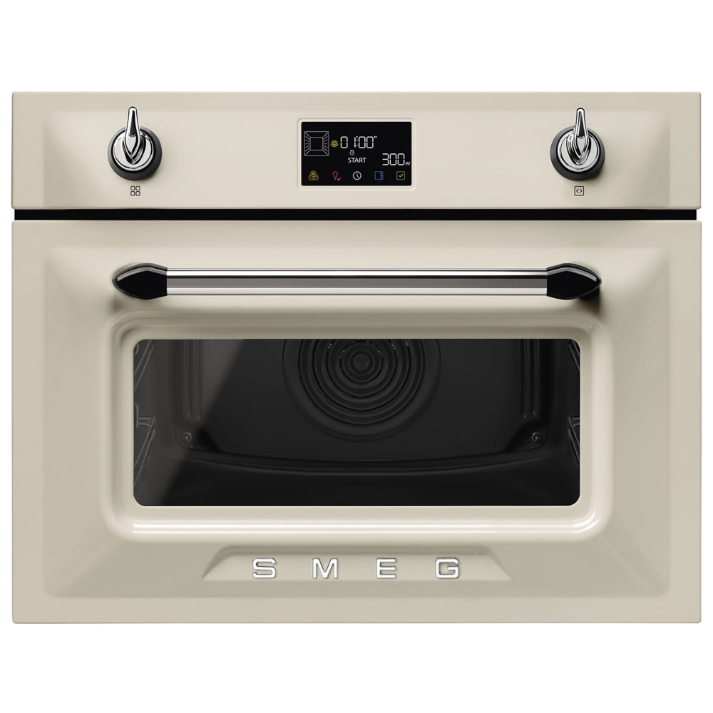 Smeg SO4902M1P Victoria Compact Combi Microwave For Tall Housing ...