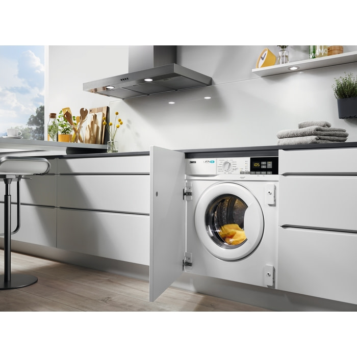 zanussi integrated washing machine 8kg