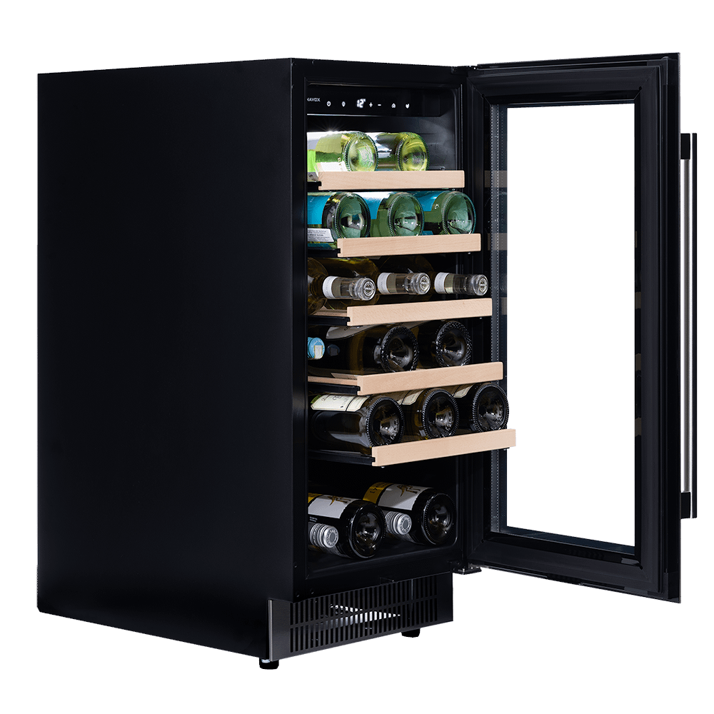 Dunavox DAUF-32.83SS FLOW-32 38cm Freestanding Undercounter Wine Cooler ...