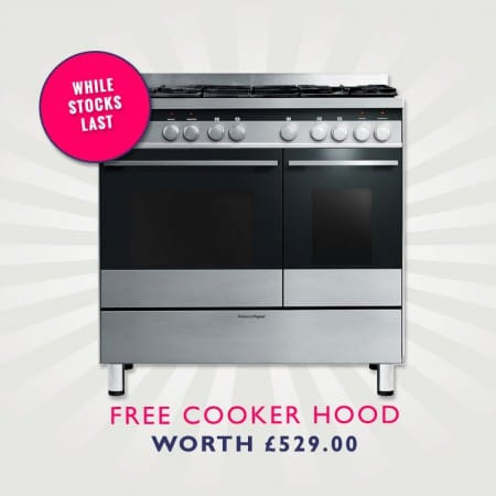 WHILE STOCKS LAST - Free cooker hood when you buy the Fisher & Paykel OR90 | Appliance City
