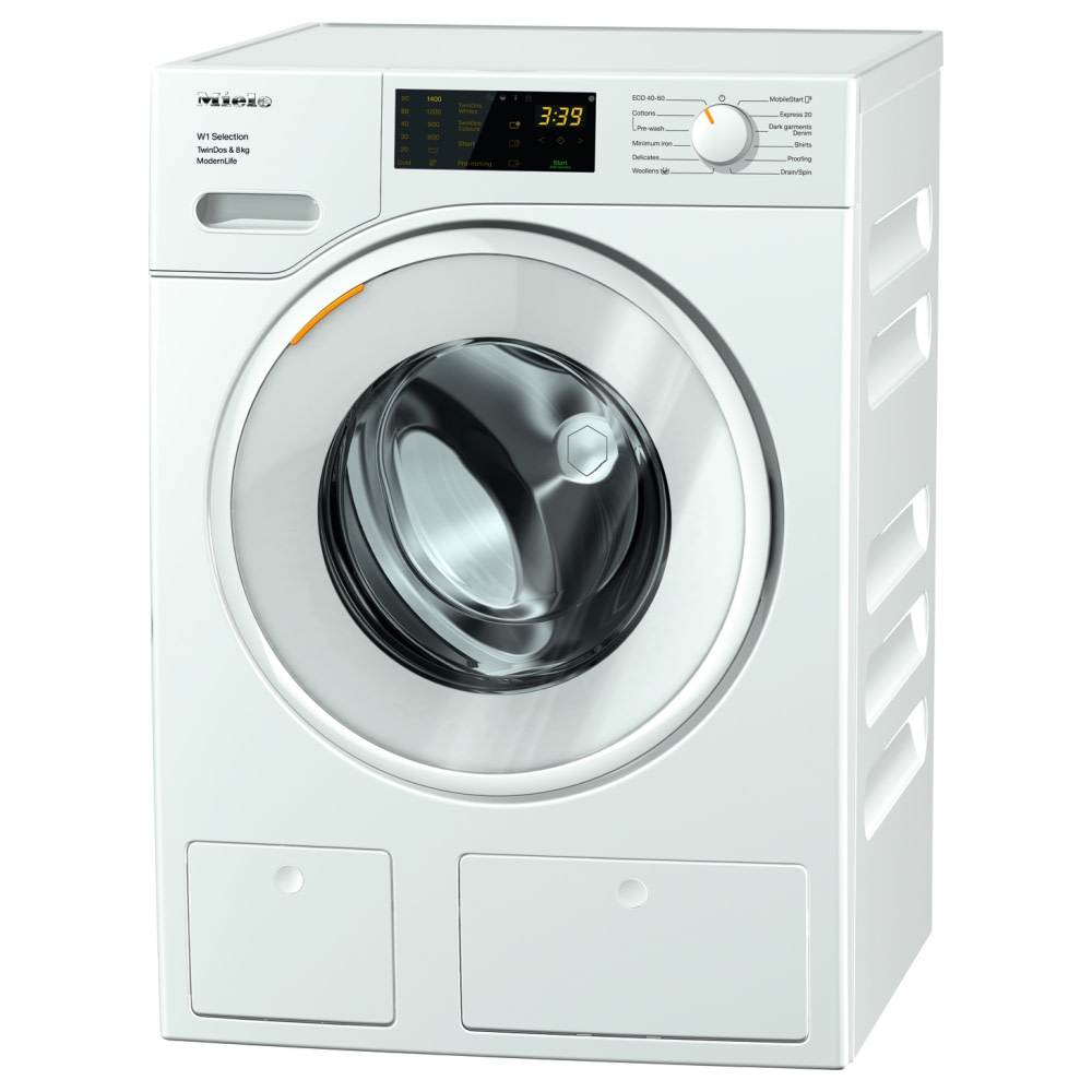 Miele WSD663 8kg W1 TwinDos Washing Machine 1400rpm – WHITE