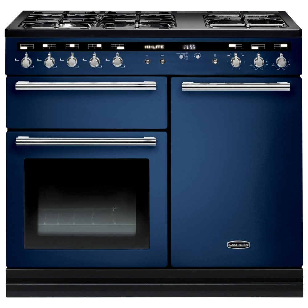 Rangemaster HLT100DFFMO/C Hi Lite 100cm Dual Fuel Range Cooker 104880 ...