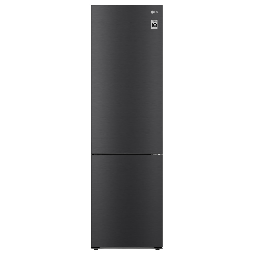 LG GBP62MCNAC Fridge Freezer - Black - No Frost - 70/30 - Freestanding