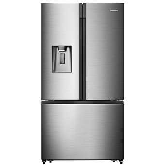 double fridge freezer silver