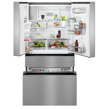 AEG RMB96716CX French Style Fridge Freezer With Ice And Water ...