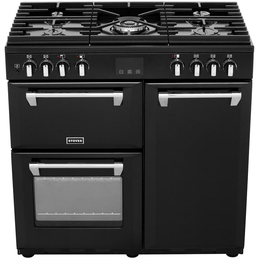 stoves belmont 900dft 90cm dual fuel range cooker