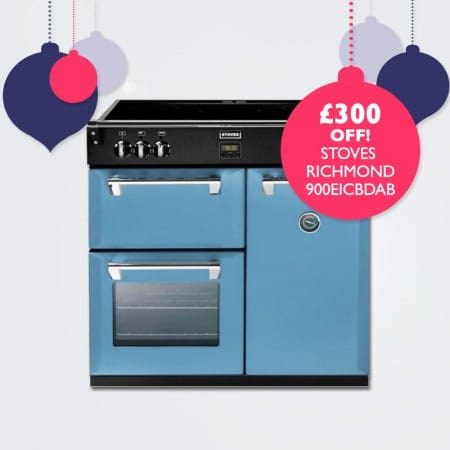 £300 OFF Stoves Richmond 900EICBDAB Induction Range Cooker | Appliance City