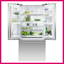 Open French style fridge freezer