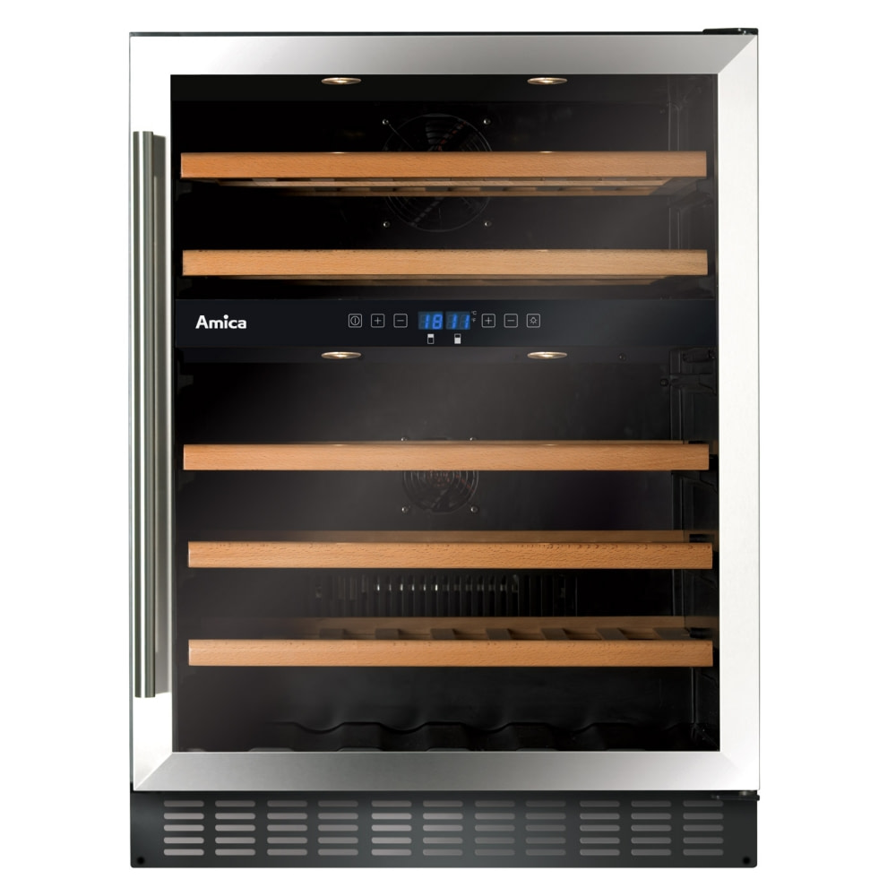 Amica AWC601SS 60cm Freestanding Under Counter Wine Cooler STAINLESS