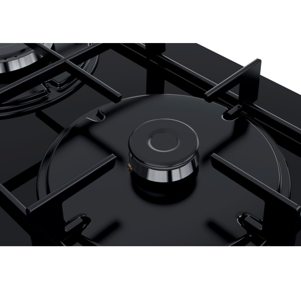 Bosch Pnp6b6b80 60cm Serie 4 Frameless Gas On Glass Hob Black Appliance City