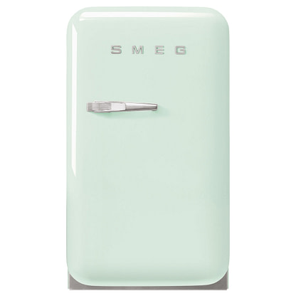 smeg pastel green mini fridge