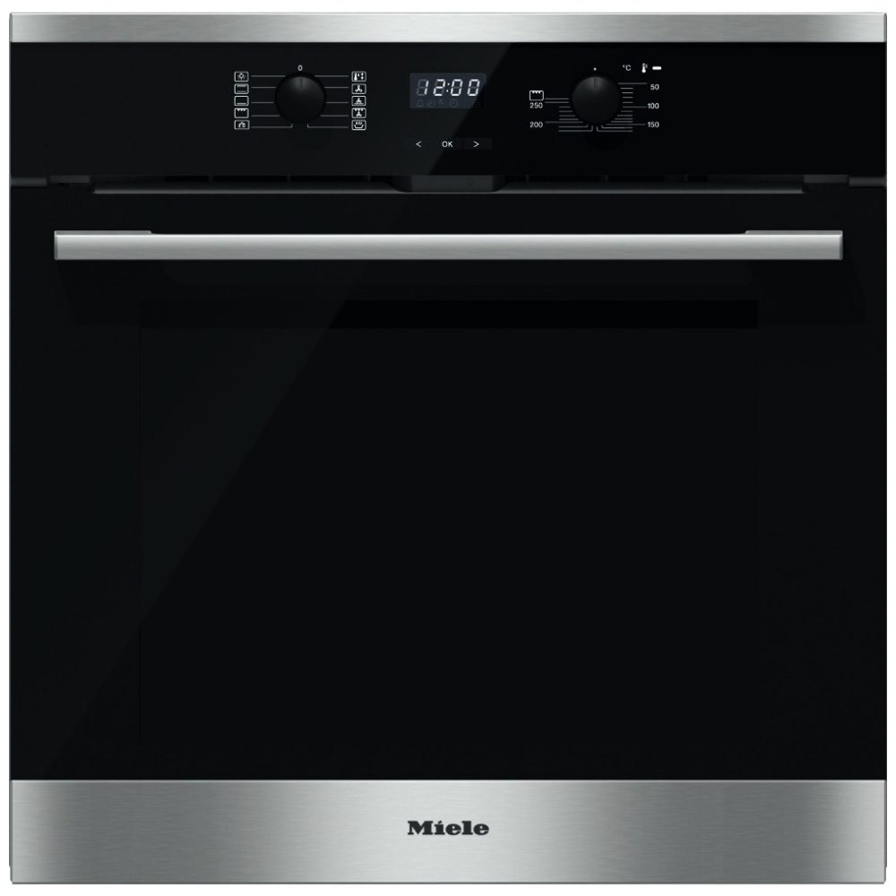 Miele H2566BPCLST Built In Pyrolytic Multifunction Single Oven – STAINLESS STEEL