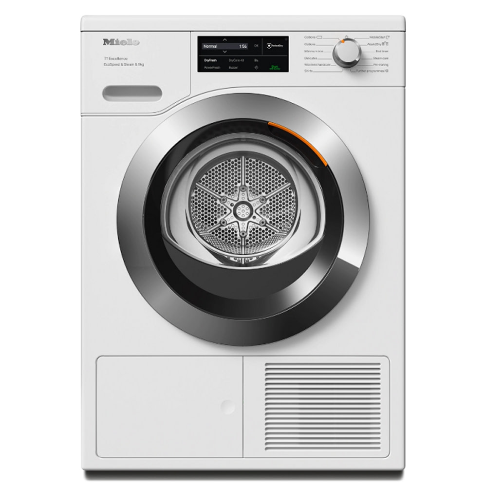 Miele TEL785WP 9kg Heat Pump Condenser Dryer – WHITE