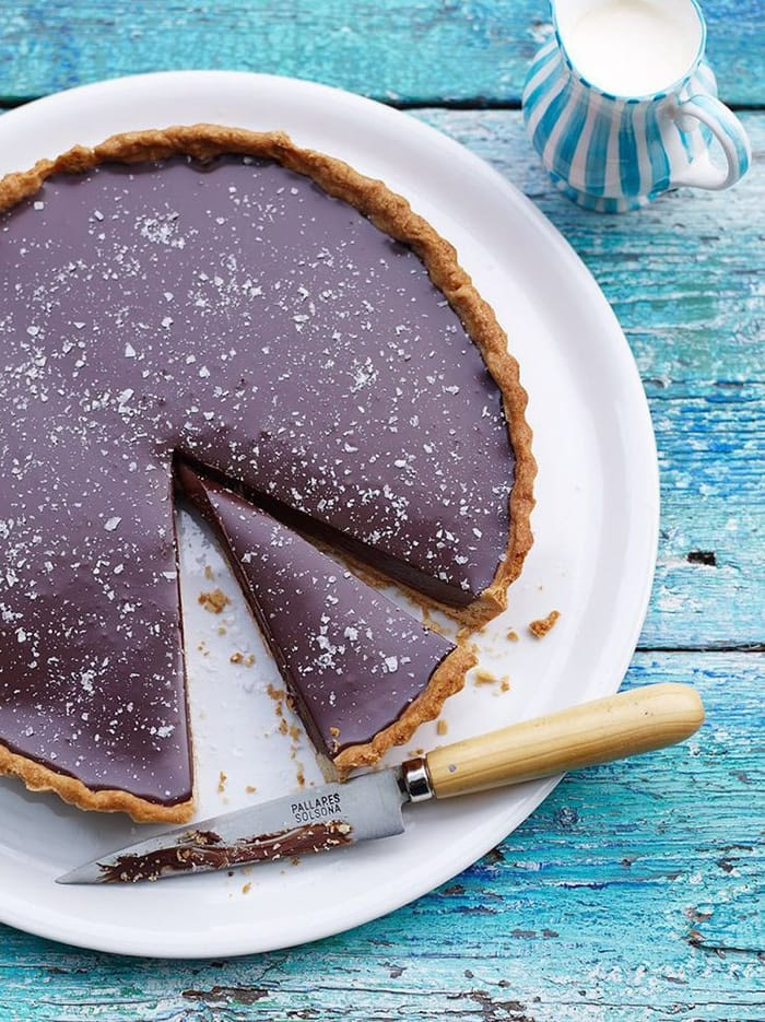 Pastry Day - Recipes - Rich Chocolate Tart with Salt flakes - Appliance City