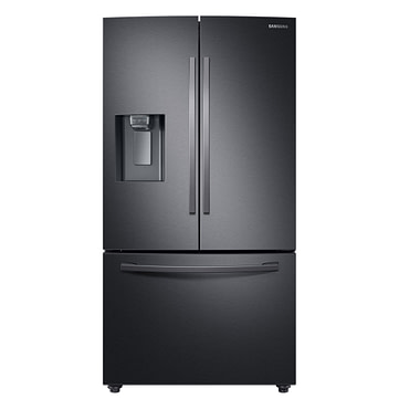 black steel samsung french style american fridge freezer