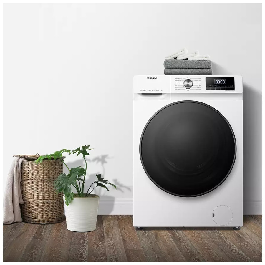 Hisense WFQA9014EVJM 9kg 3 Series Washing Machine 1400rpm - WHITE ...