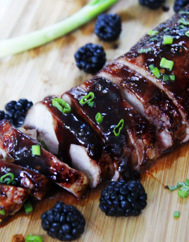 Blackberry Hoisin Ginger Pork Tenderloin - Recipes - Appliance City