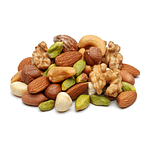 Pile of mixed nuts