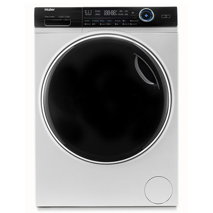 Haier white washer dryer machine