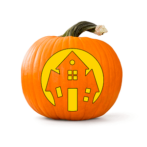 Haunted House Pumpkin Carving