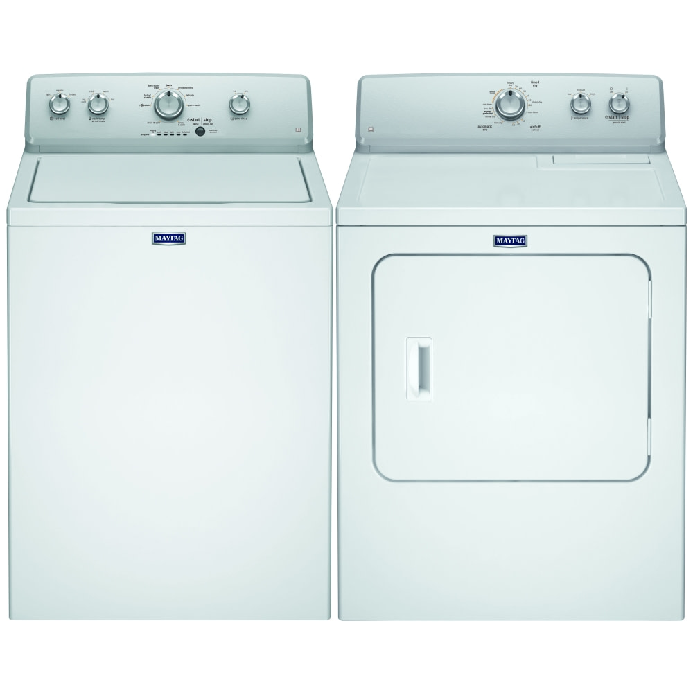 Maytag 3lmvwc315fw 3lmedc315fw Top Loading Washing Machine And Dryer Pack White Appliance City